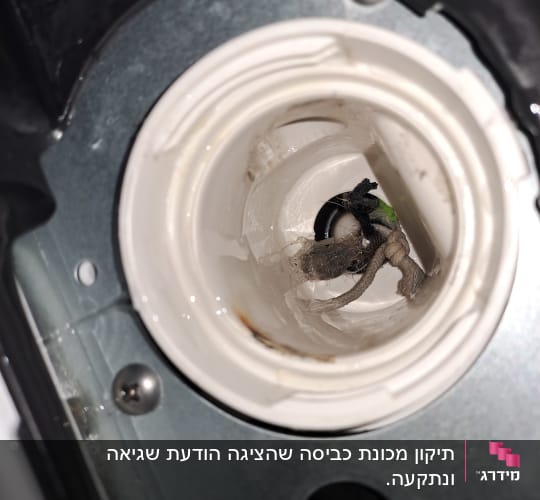 חלק פנימי של מכשיר חשמלי עם חוטים